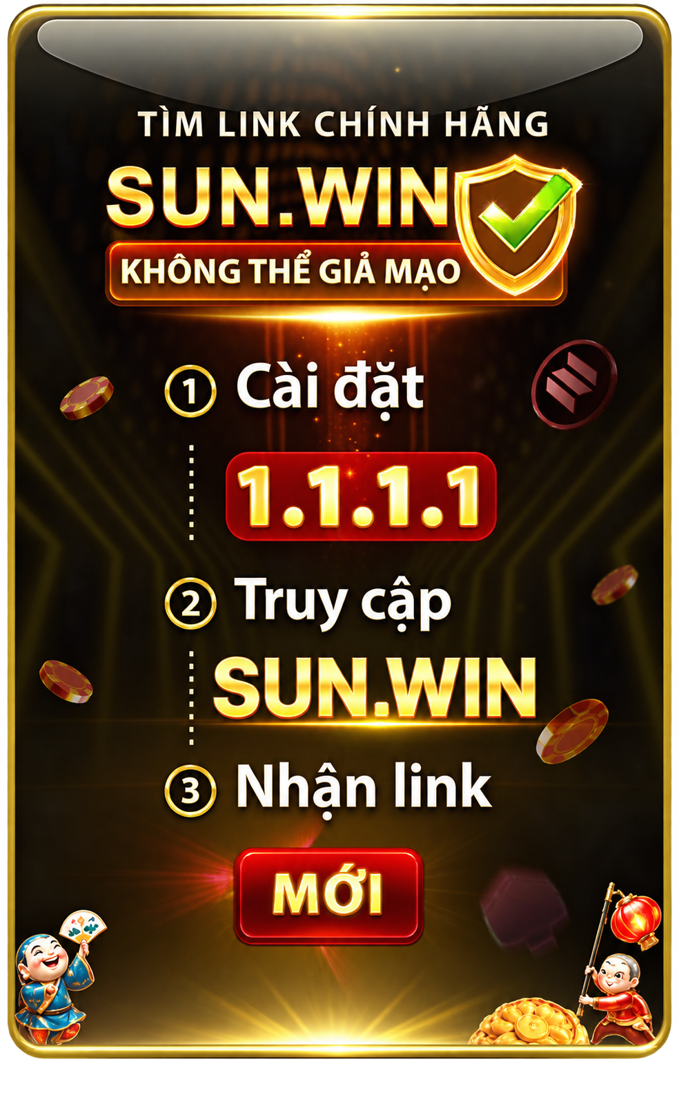 Hướng dẫn truy cập SUN.WIN với 1.1.1.1